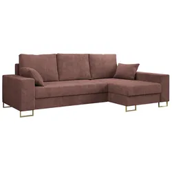 ECKSOFA Dorian Cord Braun