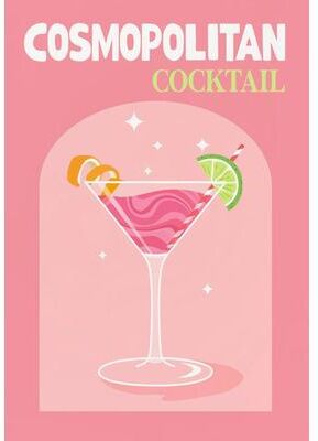 Uplift Essentials Colorful Simplicity Cocktail Posters Trendy Drink Prints & Whiskey Bar Cart Canvas Art For Modern Home Bar Decor style 8 11.8 X 15.7 In (30x40cm)