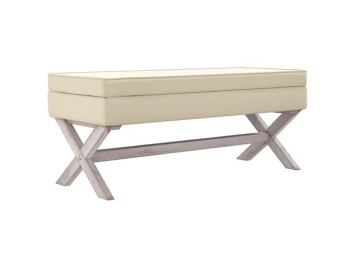 LQMDNFMD Sitzbank mit Stauraum 110x45x49 cm Polsterbank Bettbank Französischer Vintage Polsterhocker mit praktischem Fach und Holzbeinen, passend für das Schlafzimmer.