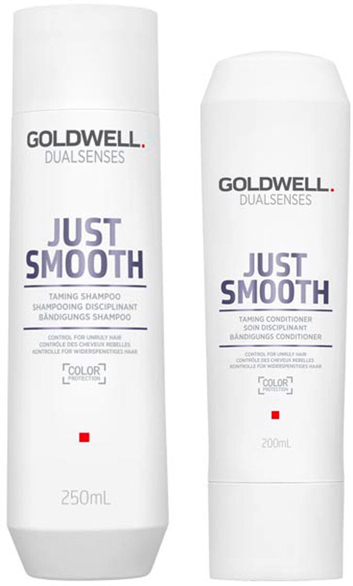 450ml Goldwell Dualsenses Just Smooth Taming Set (Shampoo 250ml + Conditioner 200ml)