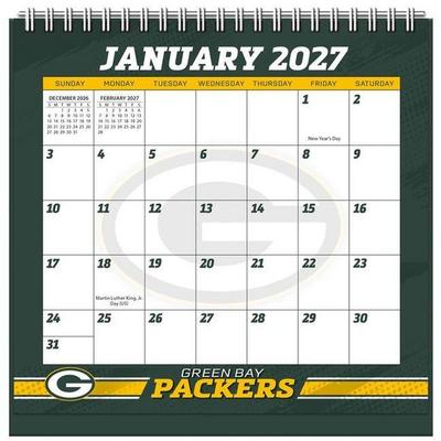 Green Bay Packers 2027 Easel Desk Calendar