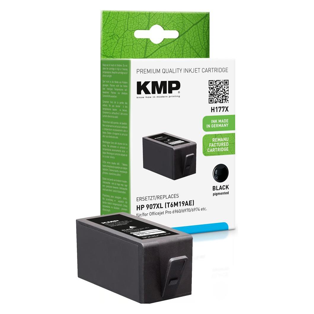 KMP Tinte ersetzt HP 907XL BK 1758.4001 - Tintenpatrone - Tintenpatrone (BK) (1758)