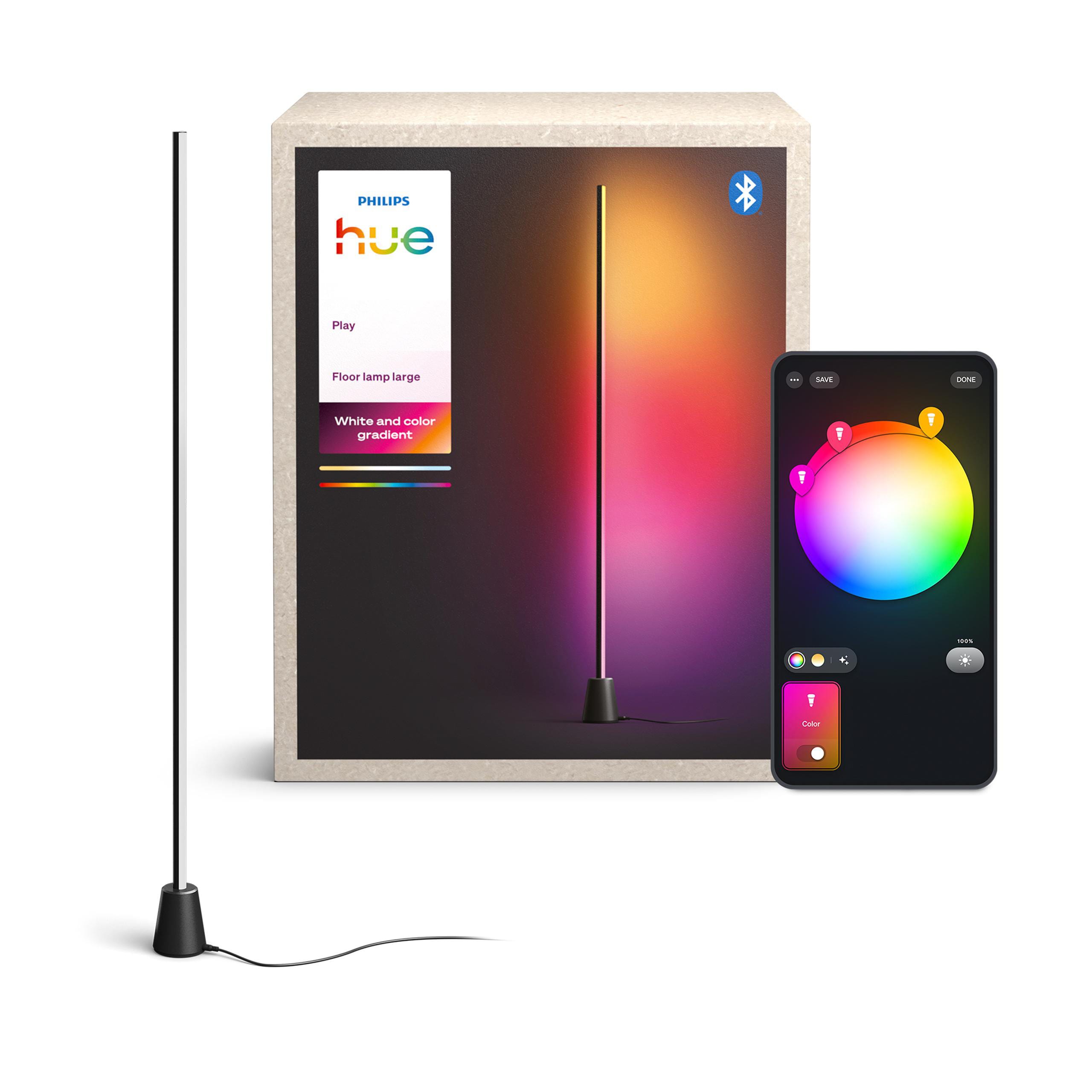 Philips Hue Play White & Color Ambiance Stehleuchte schwarz 8721103144973