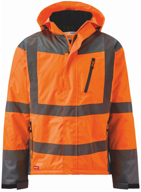 HOLEX Blouson d'hiver de signalisation, Orange / gris, Taille unisexe: XS (091655 XS)