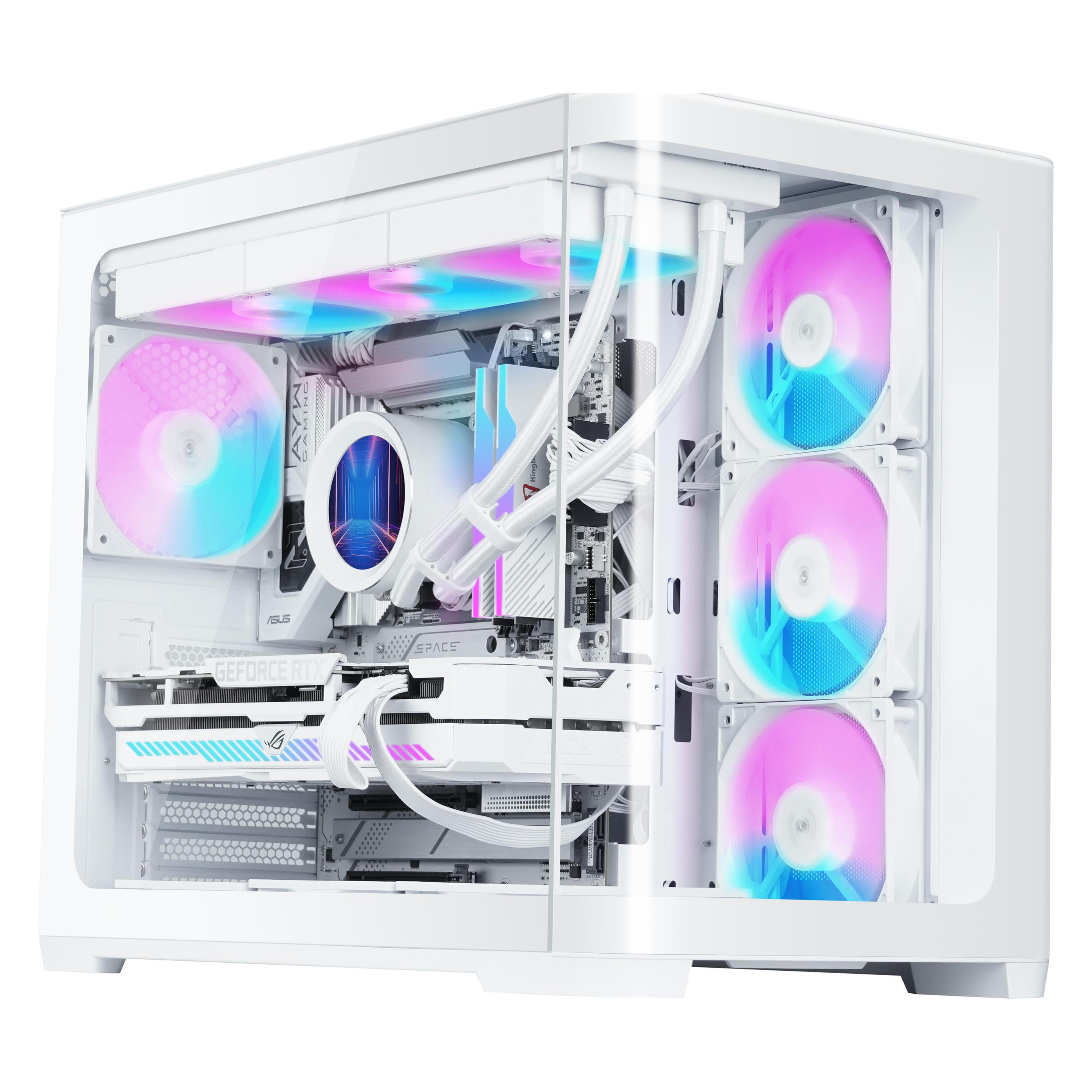 Sama Gears V60, White Mid-tower Case (ATX, ITX, mATX) (V60-WHADA7X1-GL)