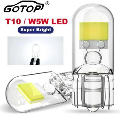 Inspired Living UltraBright T10 LED CANBUS Interior Dome Light Bulbs 6000K White, Error Free 194 168 Replacement red