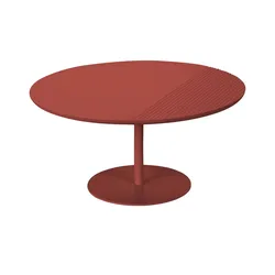 SCHÖNER WOHNEN Kollektion Beistelltisch  Henri , rot , Maße (cm): H: 45  Ø: 90