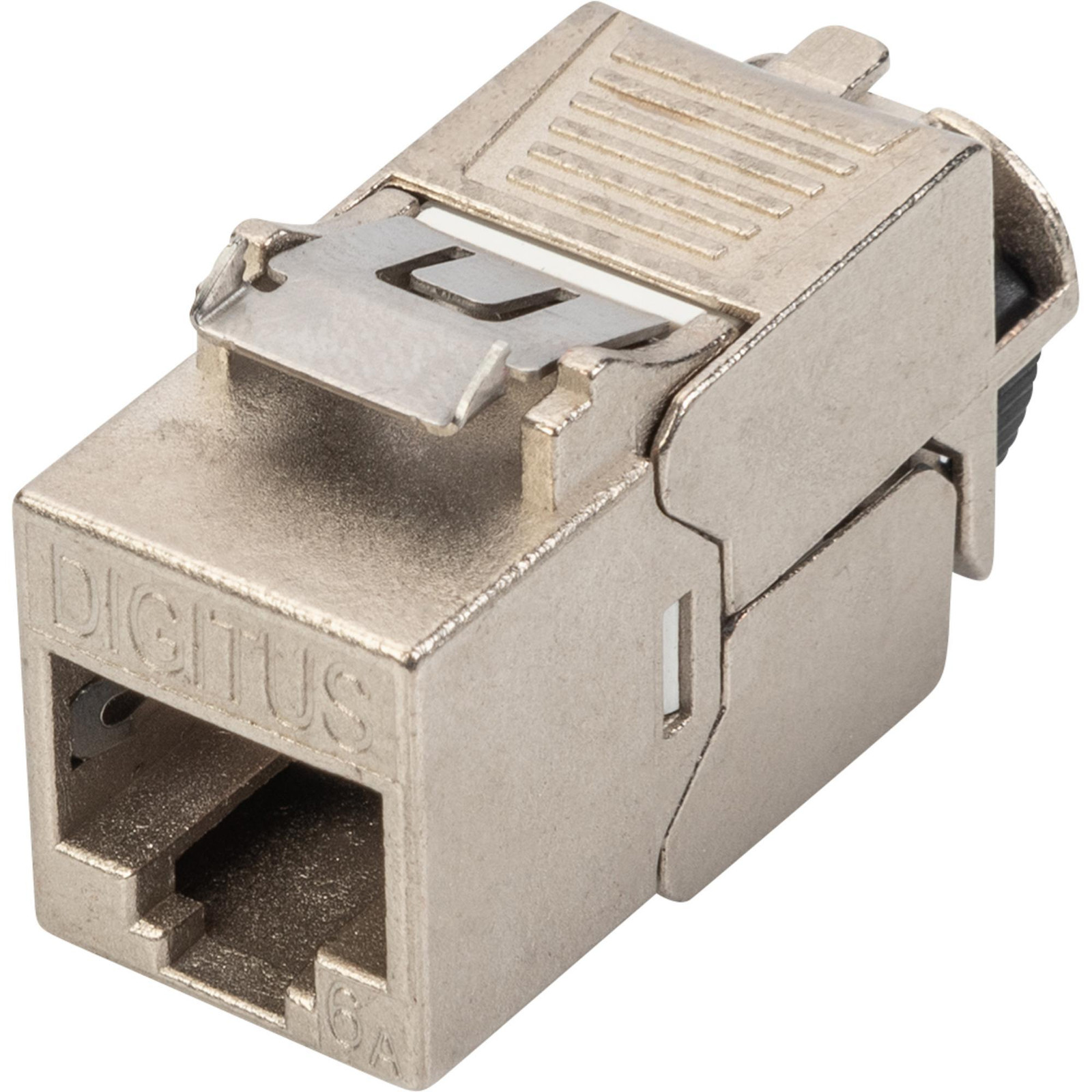 DIGITUS Keystone-module Cat 6A afgeschermd verchroomd DN-93619-24
