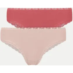 Brazilian Slip Lace Mehrfarbig L