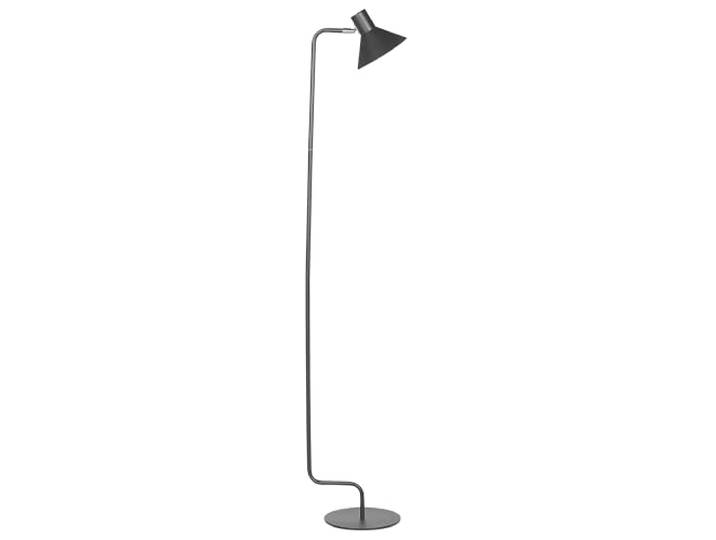 Beliani Stehlampe Eisen schwarz mit verstellbarem Schirm Kegelform 154 cm Modern Rimava