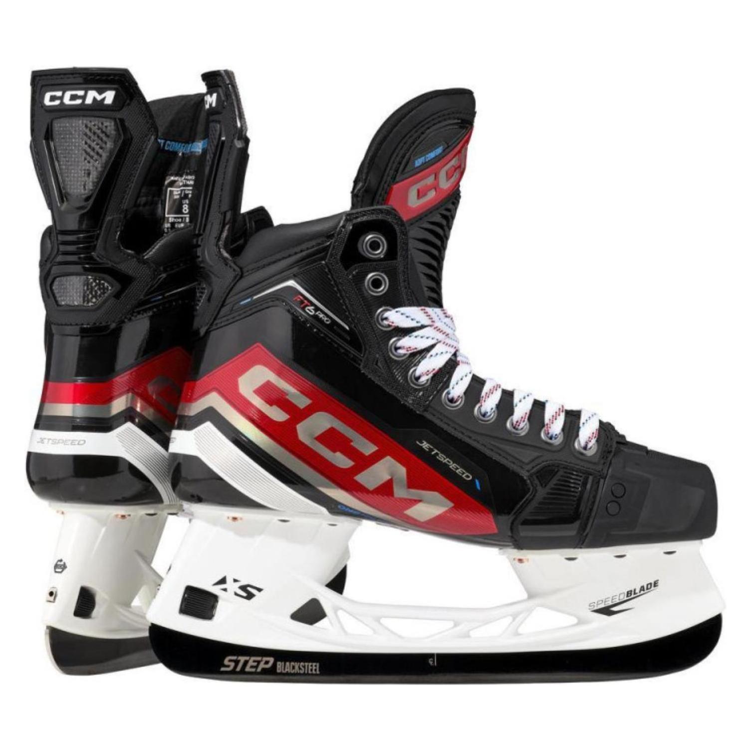 CCM JetSpeed FT6 Pro INT Hockey-Schlittschuhe (JR-INT 5 - 38,5, BREIT) (38.5) (58986410)