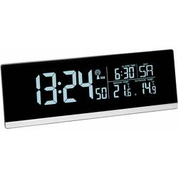 TFA Dostmann 60.2548.01 Funk Wecker Schwarz Alarmzeiten 1 USB Anschluss