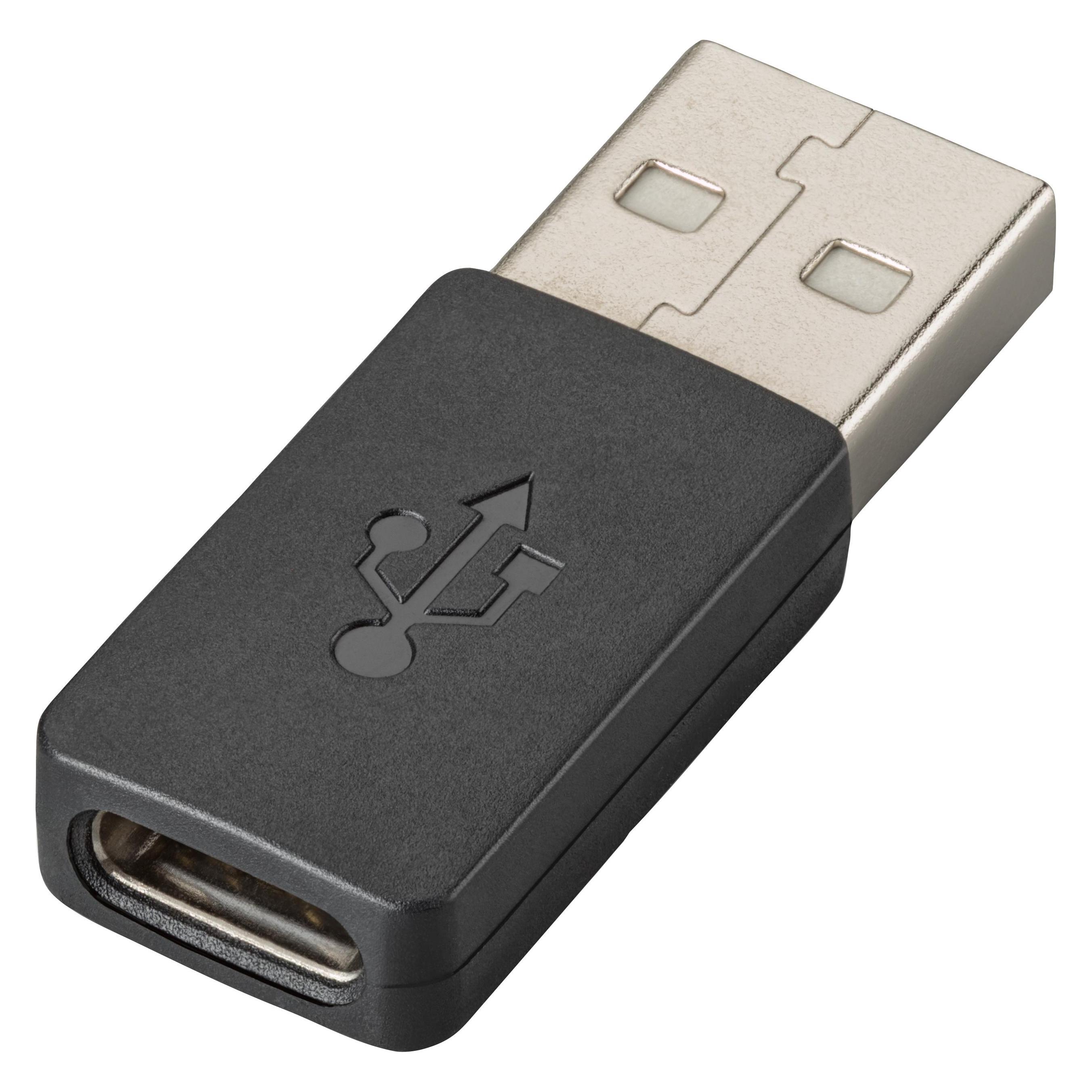 HP Poly USB-A-an-USB-C-Adapter (USB-A, USB-C) (85Q48AA)