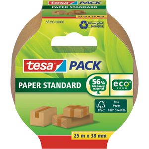 Tesa Packband 58293 Standard ecoLogo Papier, braun, 38mm x 25m