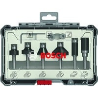 Rand- und Kantenfräser-Set, 6-teilig 1/4"-Schaft