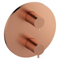 Damixa 2-Wege Unterputz Thermostat, Kupfer gebürstet PVD, 767068700 767068700