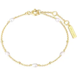 ANIA HAIE - BRACELET - Alternating Pearl & Bead Station - gold