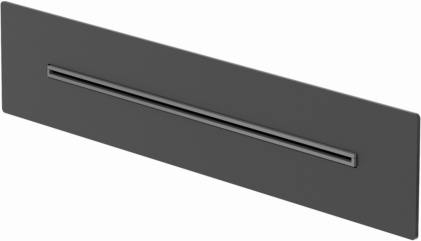 Kludi ASANA Wand-Wasserfall 6950039-00 Mattschwarz