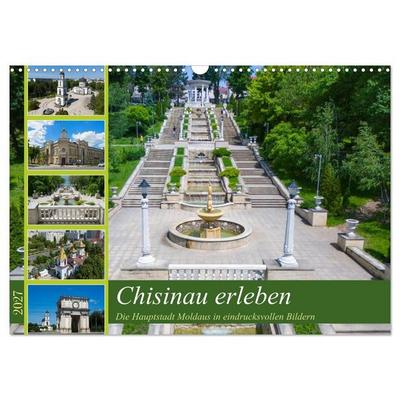 Chisinau erleben (Wandkalender 2027 DIN A3 quer), CALVENDO Monatskalender