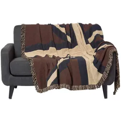 JACQUARD-WOHNDECKE Union Jack 150/200 cm Limited Edition, 100% Baumwolle