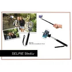 Euratio CPS Selfie Stativ schwarz