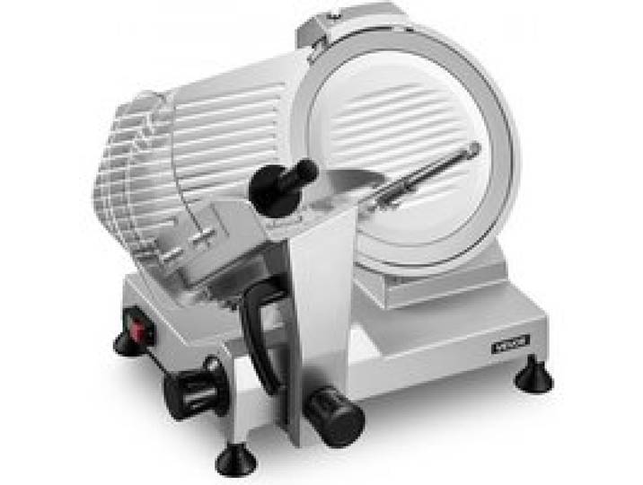 VEVOR Trancheuse Électrique 400 W, Trancheuse à Jambon Épaisseur de Coupe Réglable 0-15 mm, pour Saucisson Pain Fromage Viande Charcuterie, Lame en Acier au Carbone 300 mm et Plateau Amovibles