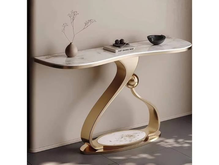 Table Console de luxe, décor de beauté moderne, Table d'entrée Design, meubles nordiques, Console d'entrée, meubles de salon