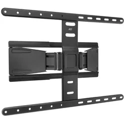 ACT Full motion TV Wall Mount, 43" up to 90", ultra slim, VESA (Wand, 50 kg, 43" - 90"), TV Wandhalterung, Schwarz