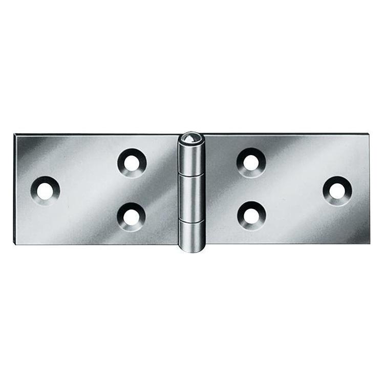 Vormann Gerolltes, breites Tischband Höhe 32 mm B.offen100 mm Stärke 1,3 mm Stahl blau verzinkt (20 Stk.) (000505100Z)