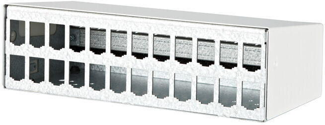 BTR NETCOM Boîtier AP 2x12 ports rws 130861-2402-E ; Metz Connect (130861-2402-E)