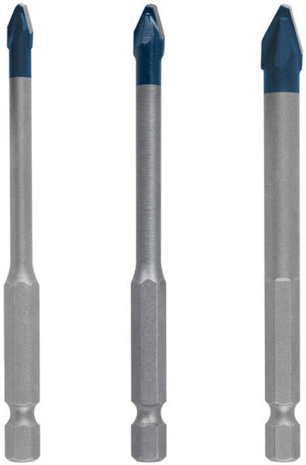 BOSCH EXPERT HEX-9 Forets HEX-9 en céramique dure, 5 x 90, 6 x 90, 8 x 90 mm, 3 pièces (2608902312)