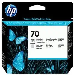 HP Original 70 Druckkopf schwarz grau 130ml (C9407A)
