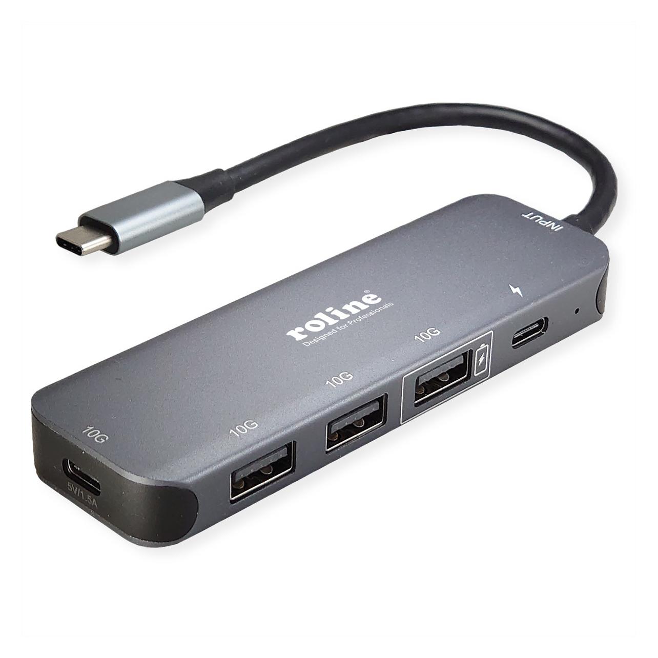 Roline USB-hubs / -switches (USB-C, 5 Ports) (14.02.5048)