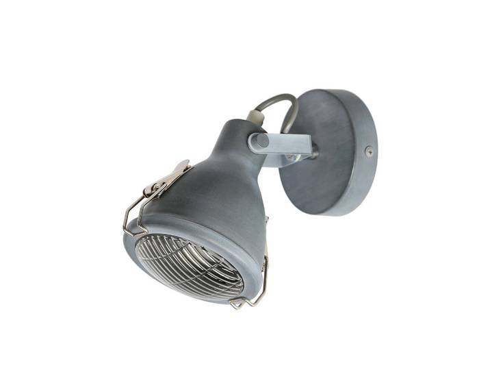 Strahler Crodo, Grau, Metall, 11x19x17 cm, RoHS, Europäischer Sicherheitsstandard, Lampen & Leuchten, Innenbeleuchtung, Spots & Strahler, Deckenspots