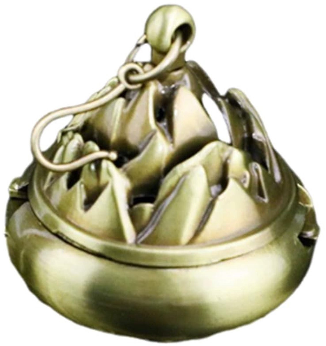 Elzusha Vintage Backflow Incense Burner met Boeddha Decoratie