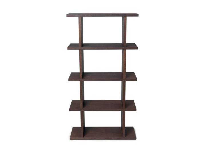 Ferm Living Kona Bücherregal 1x4 Dark stained
