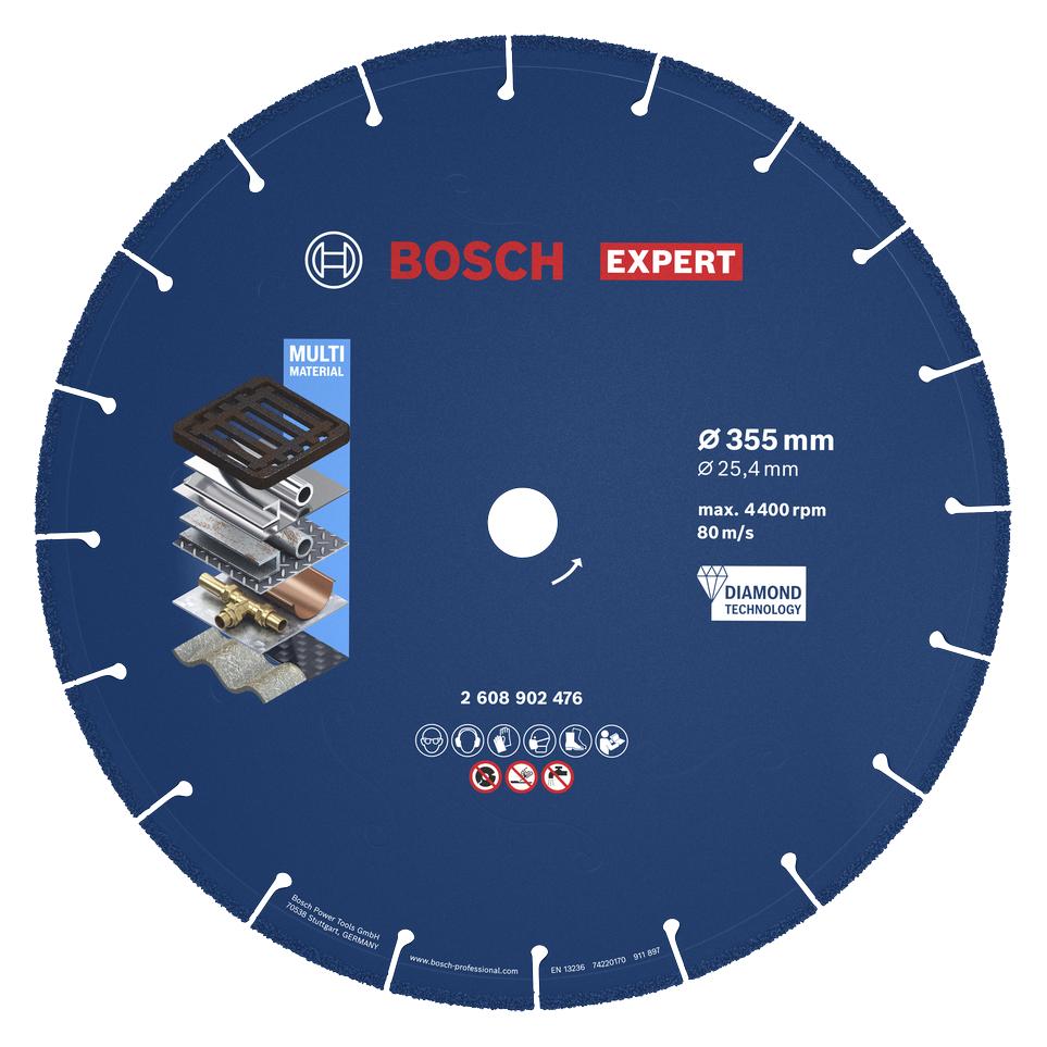 Bosch Professional EXPERT Metal Diamanttrennscheibe, 355 x 25,4 mm (2608902476)