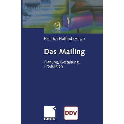 Das Mailing, Taschenbuch von , Betriebswirtschaftlicher Verlag Gabler, 978-3-322-82444-8