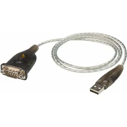 ATEN UC232A1 Konverter USB zu Seriell RS232 9pol Sub D Adapterkabel, 1m