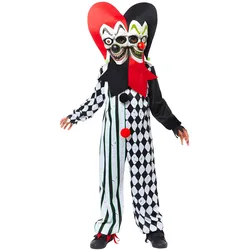 Amscan Two Face Horror Harlekin Kinderkostüm