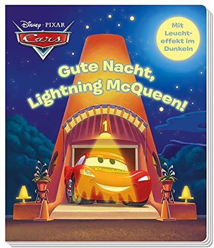 Panini - Disney PIXAR Cars: Gute Nacht, Lightning McQueen!: Pappbilderbuch mit Glow-in-the-Dark-Effekten auf jeder Seite - Preis vom 18.10.2026 19:22:15 h