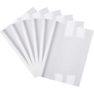 GBC Thermobindemappen LinenWeave, A4, 3mm, 30 Blatt, Leinen-Karton, weiß, 100 Stück