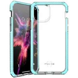 Itskins Supreme Clear (Apple iPhone 11 Pro), Smartphone Hülle, Transparent, Blau
