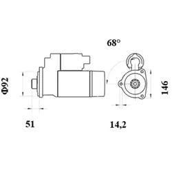 Starter MAHLE MS 1032