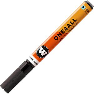 Molotow Acrylstifte One4All Acrylic 127HS-EF, signalschwarz, Rundspitze 1mm, wasserfest