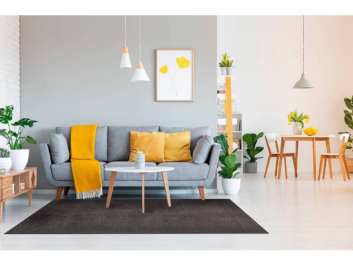 Tapis épais San Paolo 190 x 290cm Noir/Anthracite