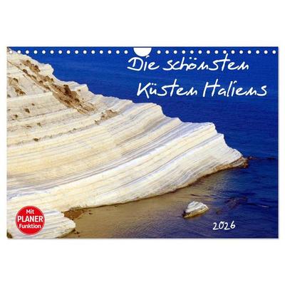 Die schönsten Küsten Italiens (Wandkalender 2026 DIN A4 quer), CALVENDO Monatskalender