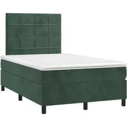 vidaXL, Boxspringbett, Almelville (Block mit Quadraten) (120 x 200 cm)