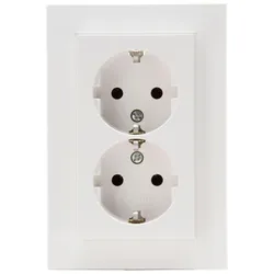 Kopp 958229009 HK07 HK07 Schutzkontaktsteckdose 2-fach reinweiß