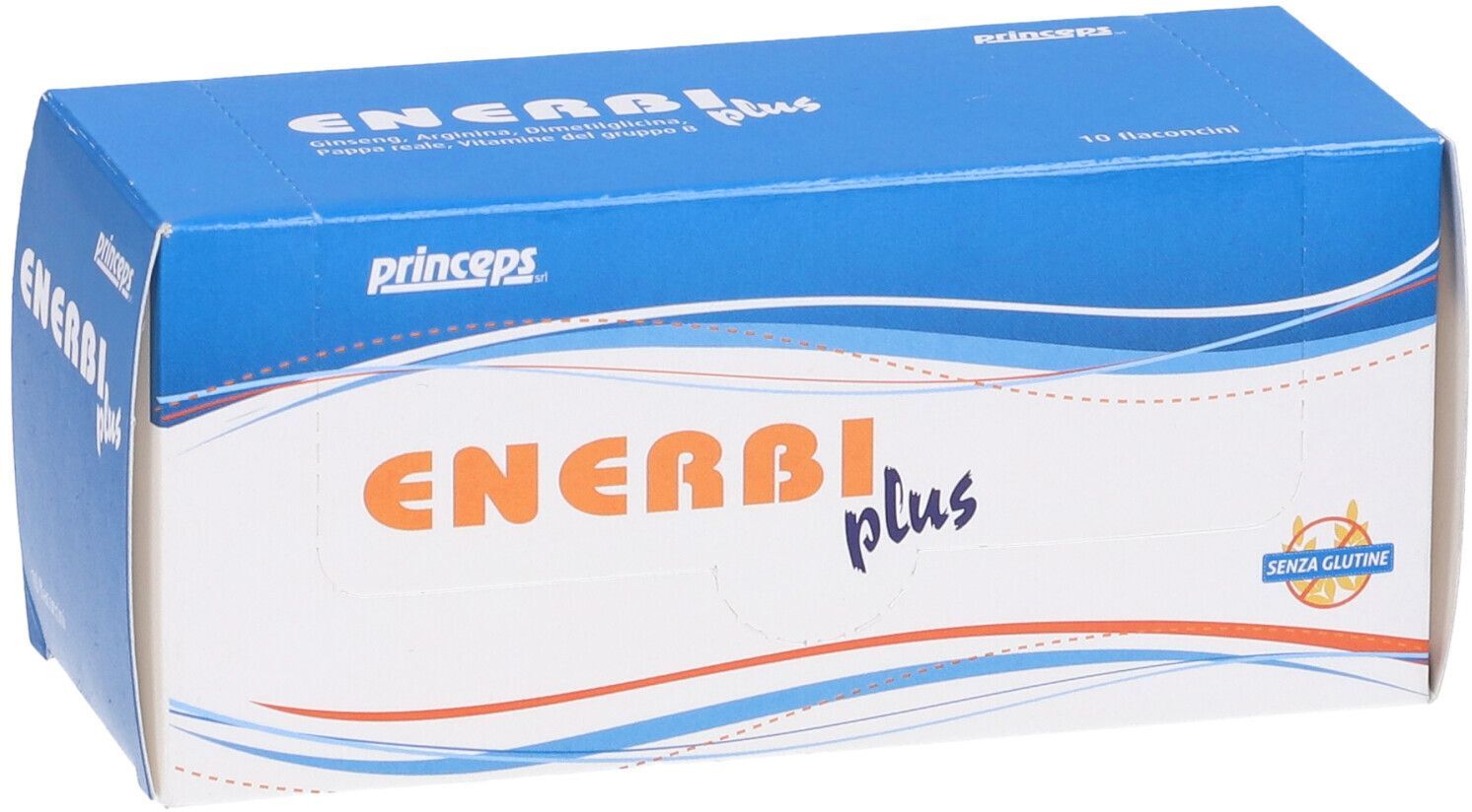 PRINCEPS Srl Enerbi Plus, Integratore Alimentare, 10 Flaconcini da 15 ml
